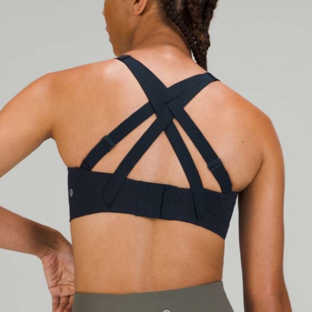 Lululemon Navy Energy Bra High Support